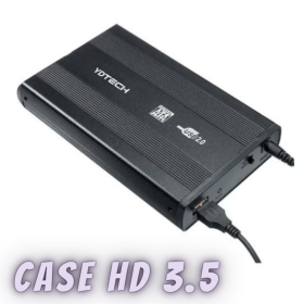 Case HD Externo 3.5 Sata USB 2.0 Gaveta PC Notebook HDD _ EL70