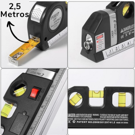 Trena 2,5m Com Nível e Laser _ FE171