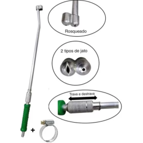 🚿 Esguicho Pressão para Mangueira Com 2 Bicos _ CS31