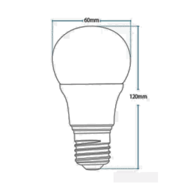 💡 Lâmpada Bulbo Led 12W A60 6500K Branco Frio - Avant _ CS437