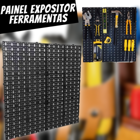 Painel Expositor para Ferramentas Plástico Perfurado _ FE30