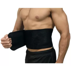 Cinta Faixa Abdominal Alívio de Dores Lombares de Neoprene Unissex _ ES79