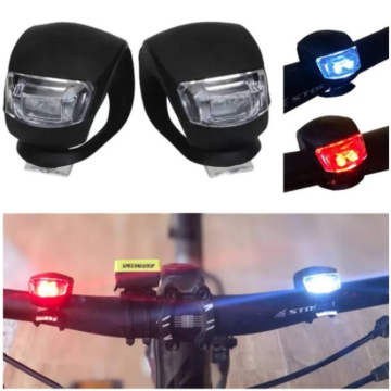 Kit 2 Luz De Iluminação Led Bike Uso Noturno _ ES84