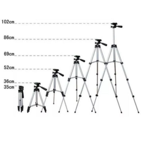 Tripé 1,05m Tripod 3110 + Adaptador para Celular _ EL32 📸📱