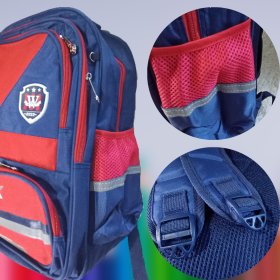 Mochila Escolar Acolchoada com Compartimento para Notebook + Estojo _ IF32