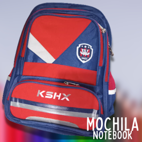 Mochila Escolar Acolchoada com Compartimento para Notebook + Estojo _ IF32