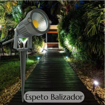 Espetos de Led para Jardim 5w 6500k Bivolt Branco Frio _ CS211