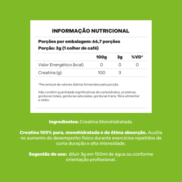 CREATINA MONOHIDRATADA