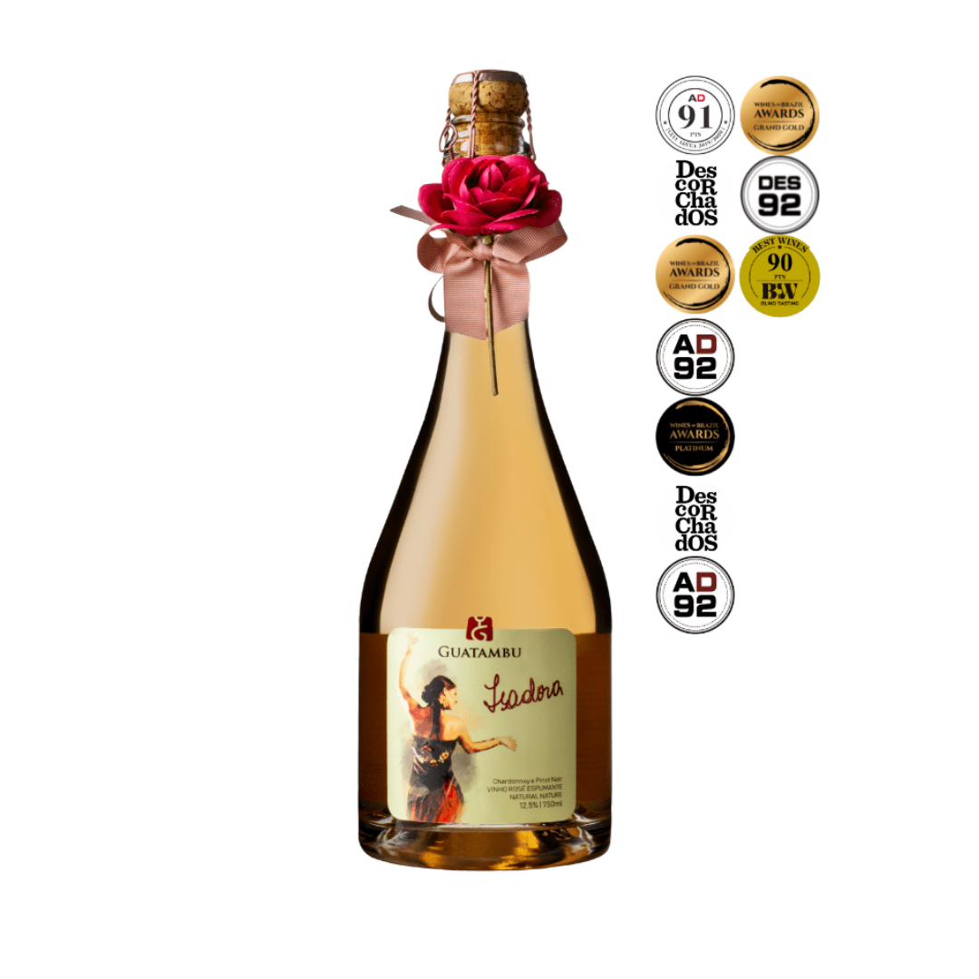 Espumante Isadora Nature Rose Guatambu 750 ml