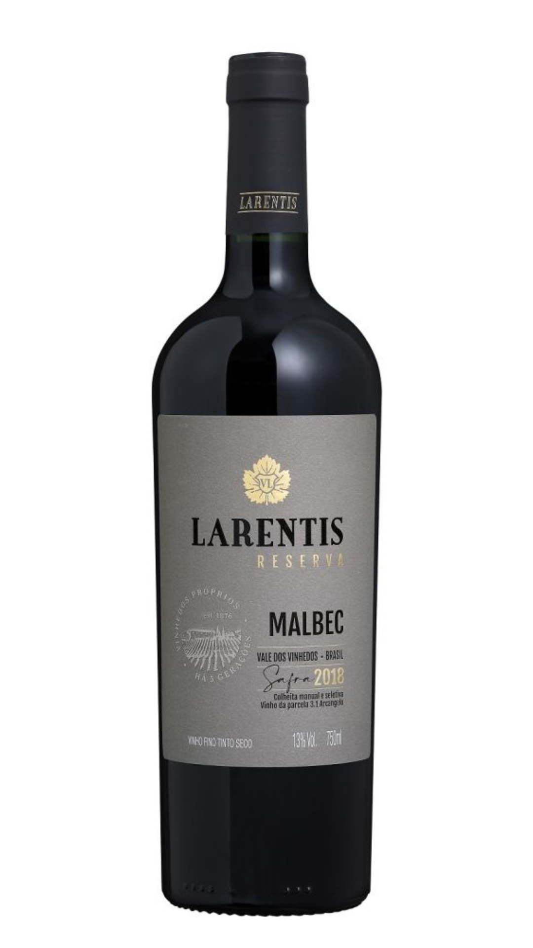 Vinho Fino Tinto Seco Reserva Malbec Larentis 750 ml