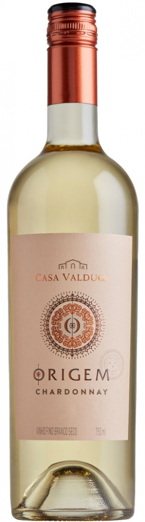 Vinho Fino Branco Seco Chardonnay Origem Casa Valduga 750 ml.