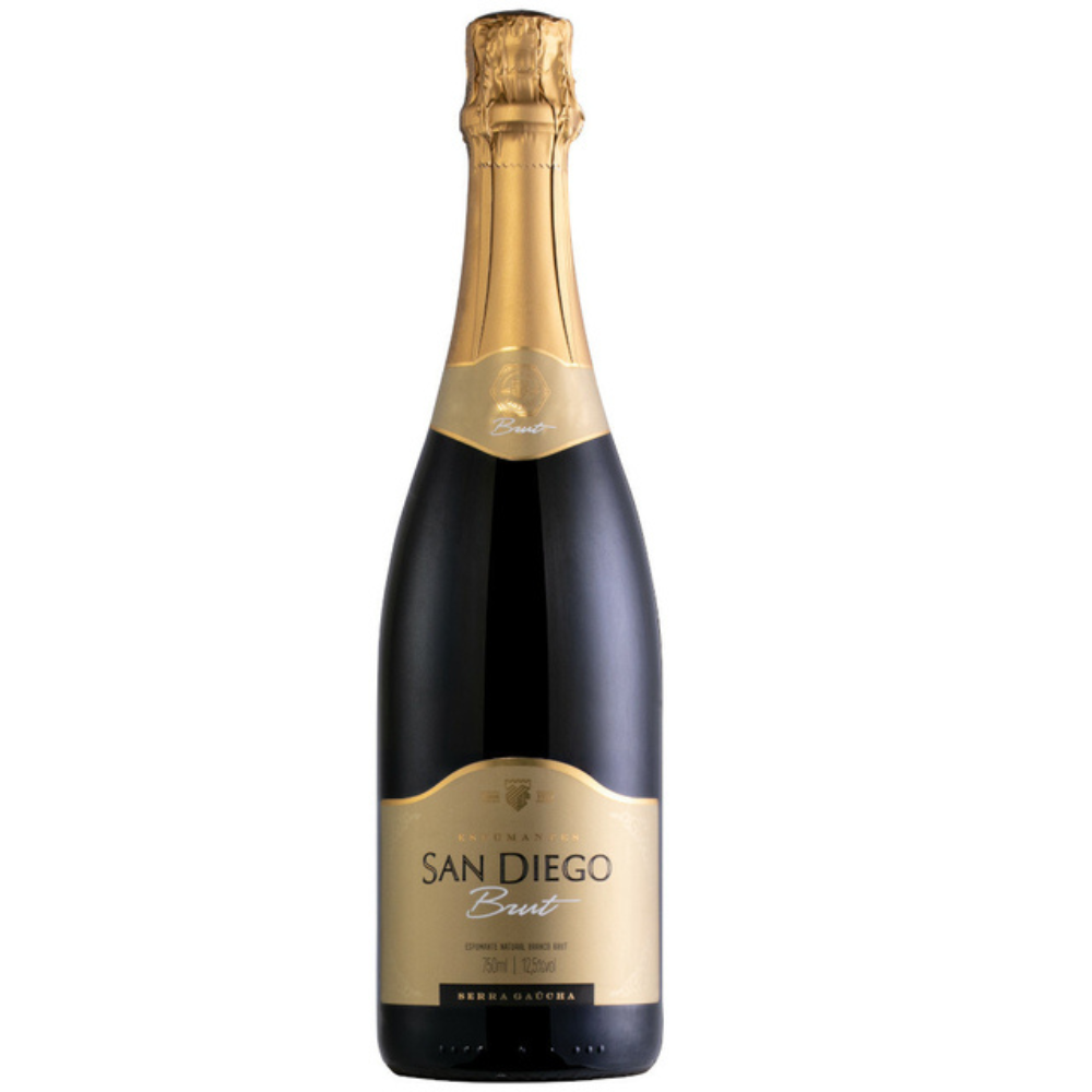 Espumante Brut Branco San Diego - Vinicola São João 750ml.