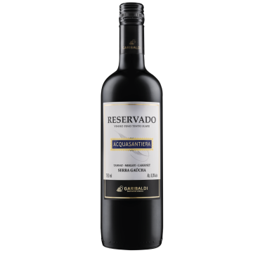 Vinho Fino Tinto Seco Acquasantiera Vinicola Garibaldi 750 ml.