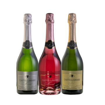 Kit Castellamare - Moscatel Branco + Moscatel Rose + Brut Branco