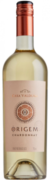 Vinho Fino Branco Seco Chardonnay Origem Casa Valduga 750 ml.