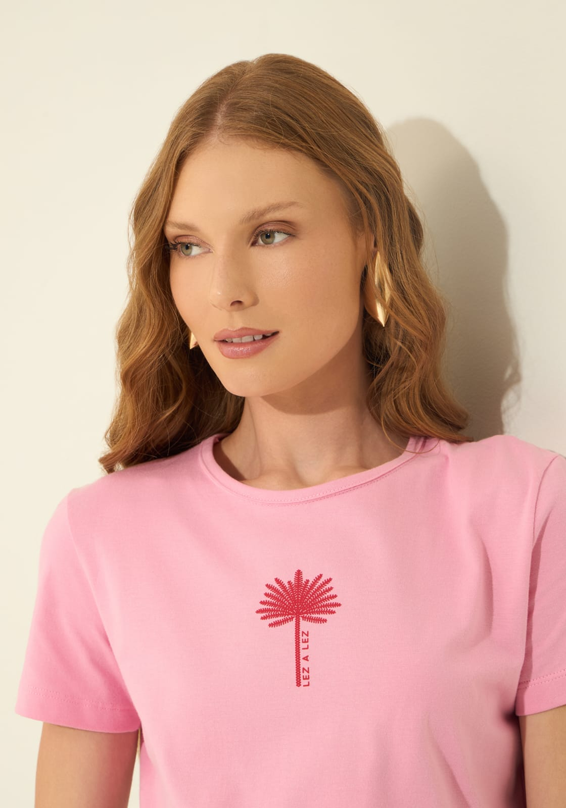 T-shirt em algodão Lez a lez 3697E