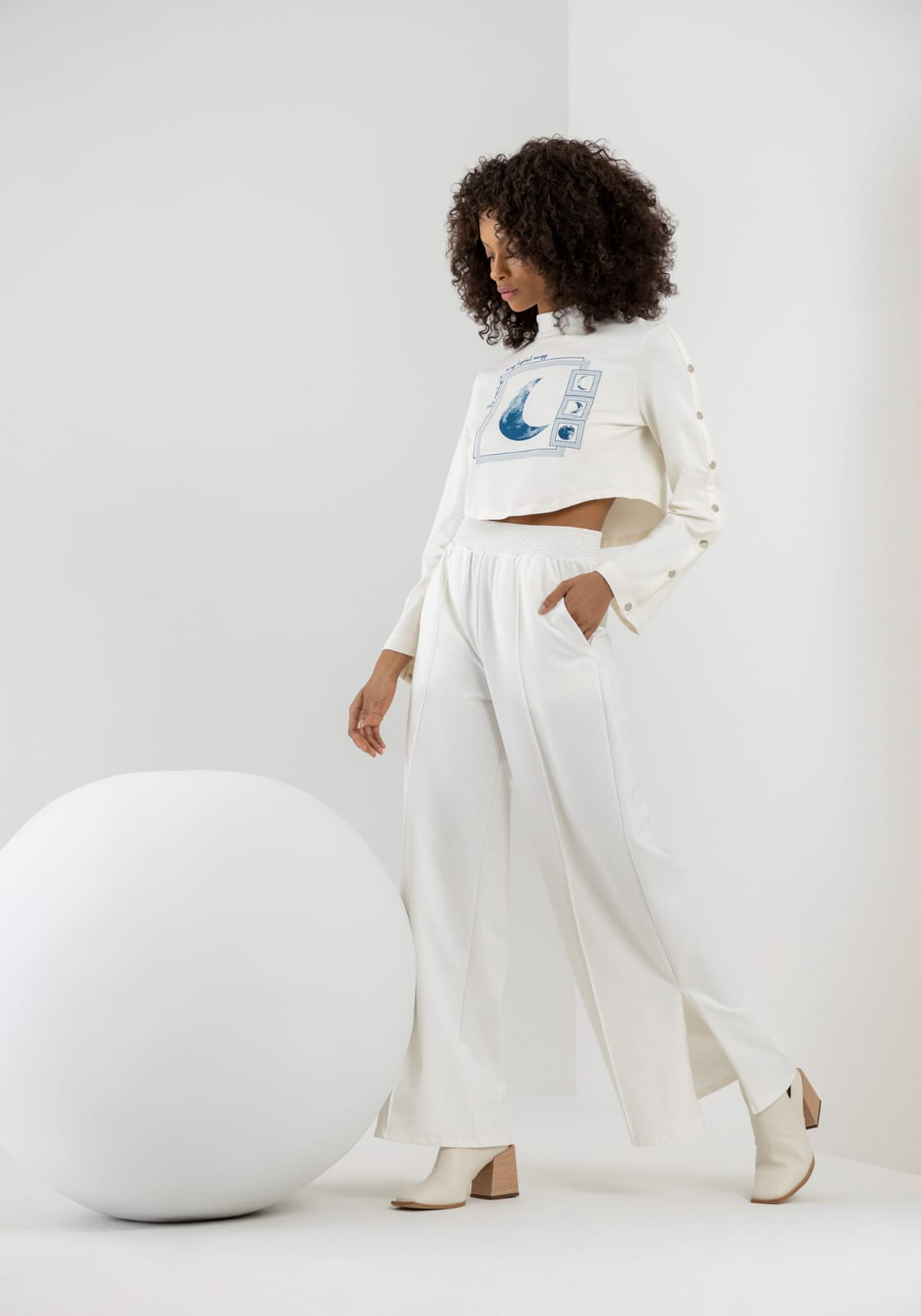 CALÇA MOLETINHO WIDE LEG LEZ A LEZ 5462L