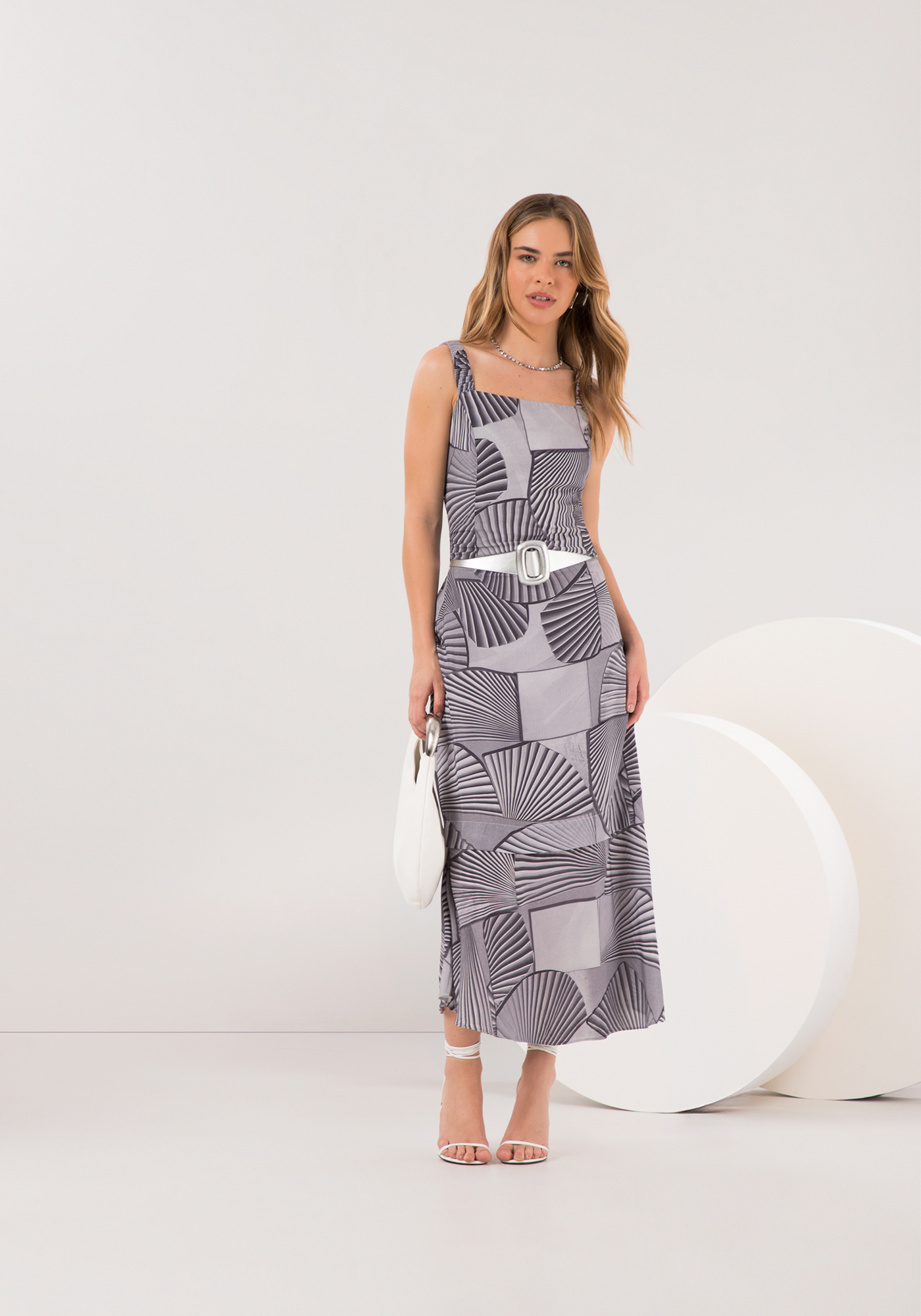 SAIA MIDI EM VISCOSE LUNENDER  C0173