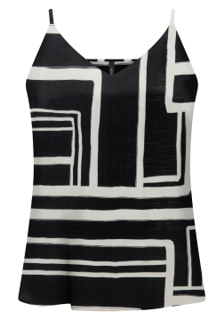 BLUSA DE ALÇA FINA EM VISCOSE LUNENDER  C0142