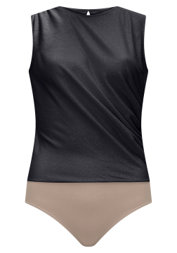 BODY EM LUREX GOLA DEGAGÊ LUNENDER C5065