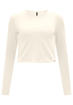 BLUSA CROPEED CANELADA ALONGADA MANGA LONGA LUNENDER 00085