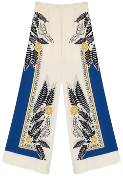 Calça Pantalona em Crepe elástico no cós Lez a Lez 9334E