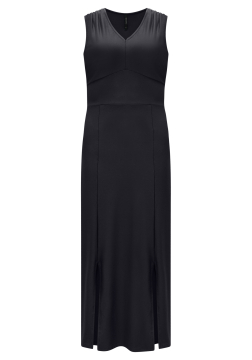 VESTIDO MIDI COM FENDA LUNENDER C5072