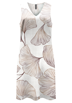 VESTIDO SEM MANGA EM LINHO LUNENDER C5079