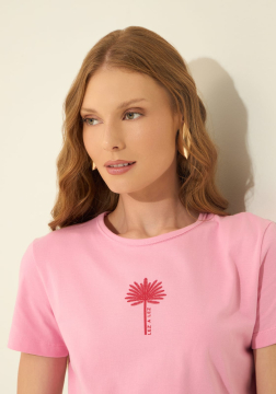 T-shirt em algodão Lez a lez 3697E