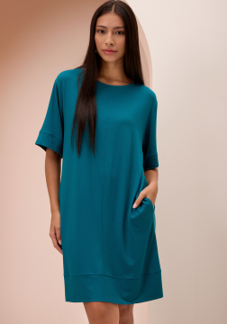 VESTIDO CURTO EM MALHA COM BOLSOS LUNENDER C5007