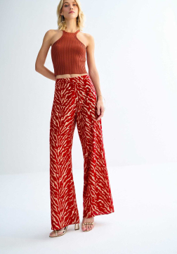 CALÇA PANTALONA EM CHIFON LEZ A LEZ 3176E