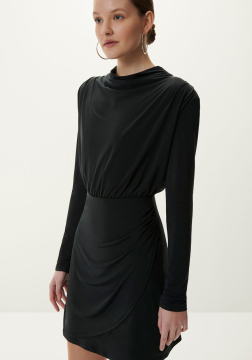 Vestido Manga longa gola Degagê Lez a Lez 1076L