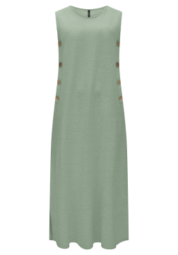 Vestido Longo Sem Mangas Lunender C5019