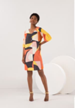 Vestido em viscose Curto C0149