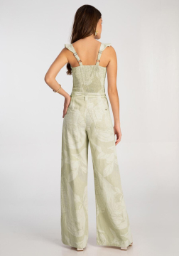 CALÇA PANTALONA EM SARJA LUNENDER 20747