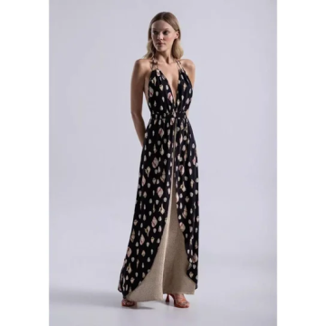 Vestido Frente &uacute;nica em Viscose Lez a Lez 5894L