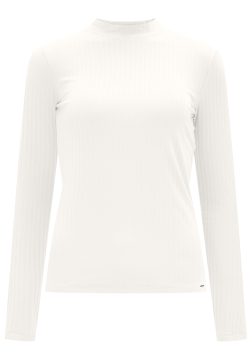 Blusa Manga Longa em Malha Canelada Lunender 00342