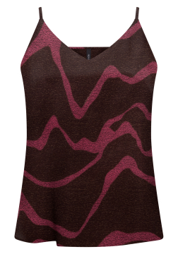 BLUSA DE ALÇA FINA EM VISCOSE LUNENDER  C0142