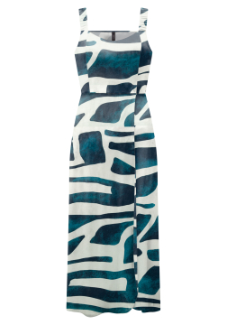 Vestido Midi em alça em Viscose C 0162