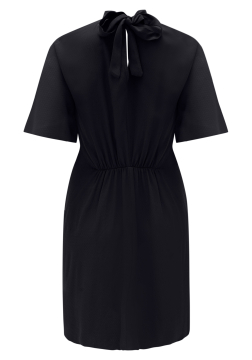 VESTIDO EM VISCOSE COM FRANZIDO NA CINTURA C0151