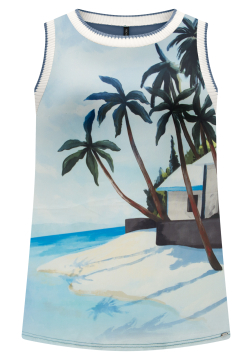 BLUSA SEM MANGA CREPE NA FRENTE LUNENDER C5022