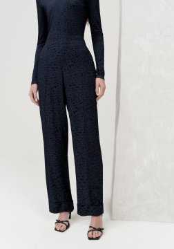 CALÇA RETA EM VISCOSE LEZ A LEZ 6751L