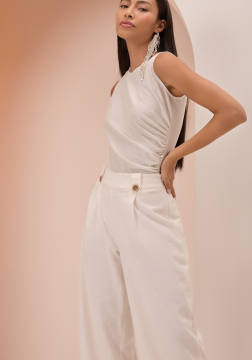 BODY EM LUREX GOLA DEGAGÊ LUNENDER C5065