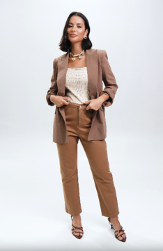 CAL&Ccedil;A EM SARJA RETA CROPPED LUNENDER J0172