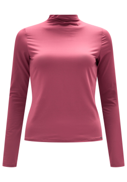 BLUSA BÁSICA PELE DE PÊSSEGO GOLA ALTA LUNENDER 00630