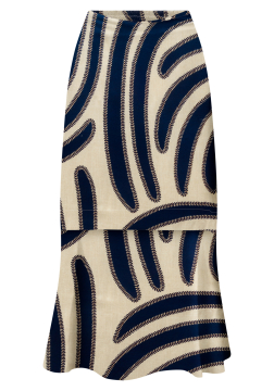 SAIA MIDI EM VISCOSE LUNENDER  C0173