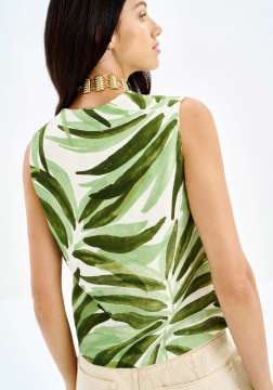 Regata em Viscose com Amarração Corrente 7718L