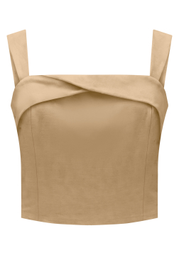 BLUSA CROPPED  DE ALÇAS LARGAS LUNENDER C5041