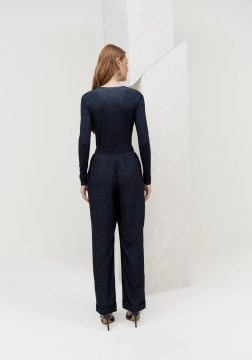 CALÇA RETA EM VISCOSE LEZ A LEZ 6751L