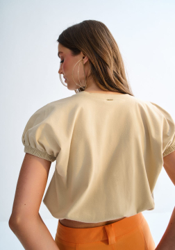 Blusa em Malha Prime com Bordado e Strass Lez a Lez 3170E